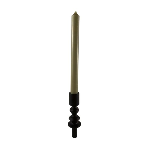 Flaschenaufsatz Stabkerzenhalter Schwarz elegant – Bild 2