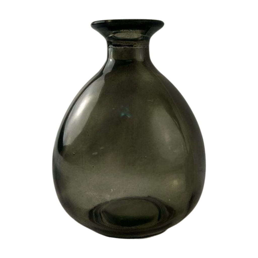 Kugelvase grau