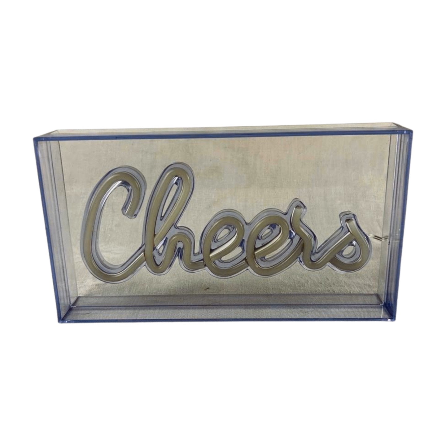 LED Schild Schriftzug "Cheers"
