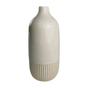 Vase Halfstripe Beige