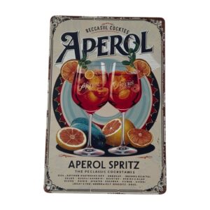 Blechschild Aperol Spritz hell