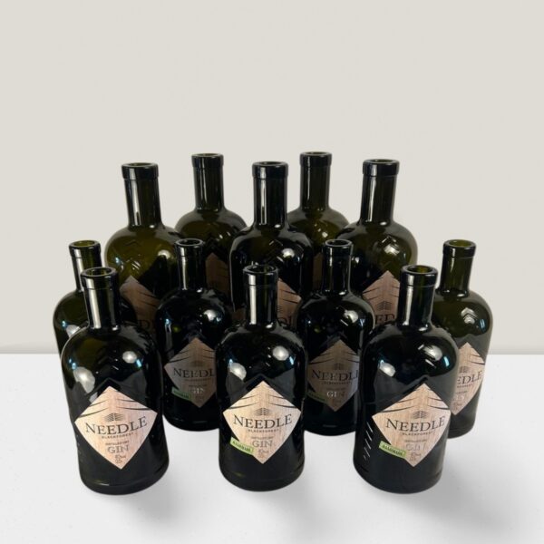 Gin Flasche Braun groß (Needle) – Bild 2