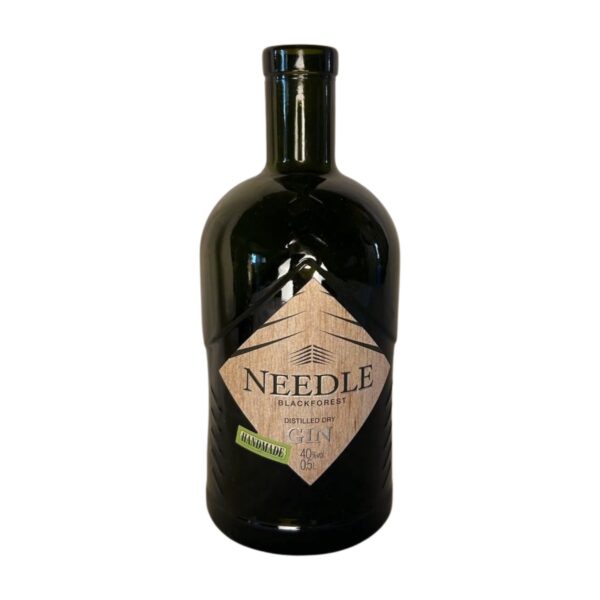 Gin Flasche Braun groß (Needle)