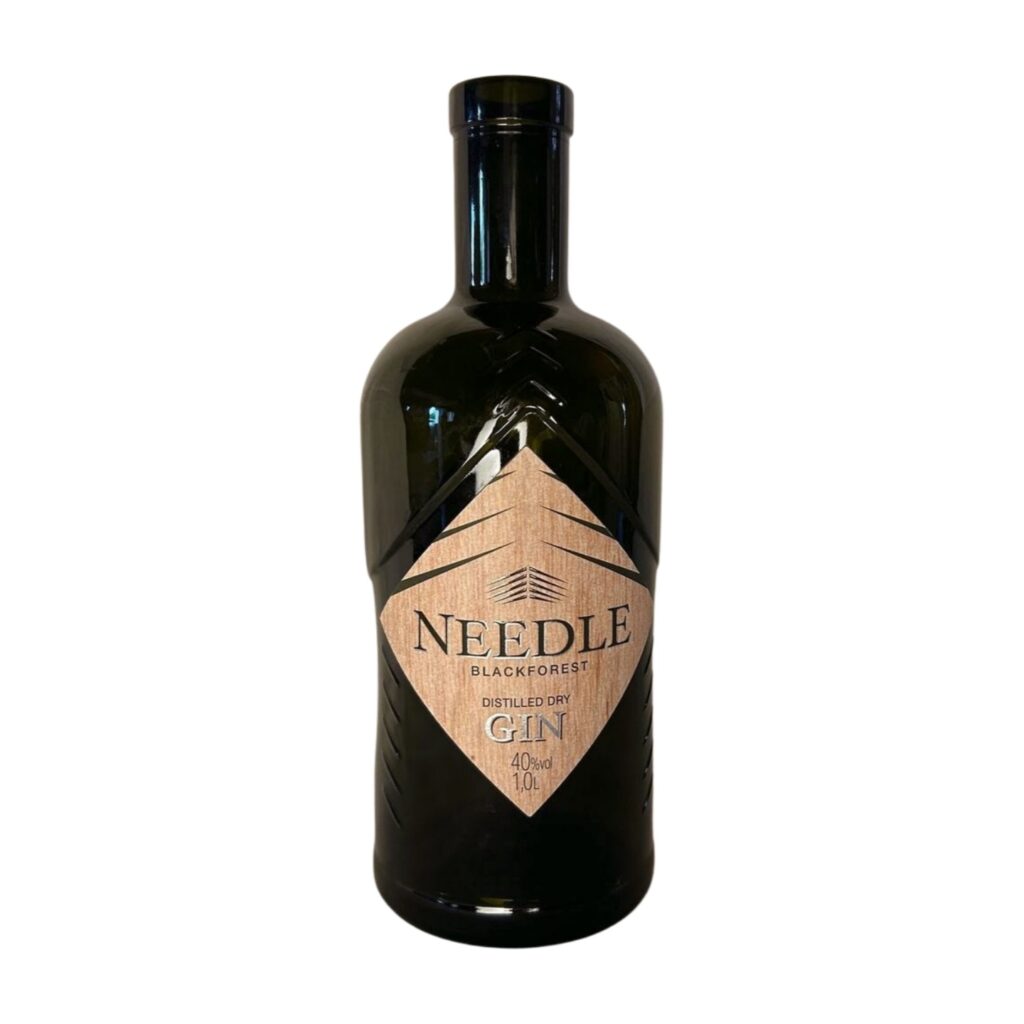 Gin Flasche Braun klein (Needle)