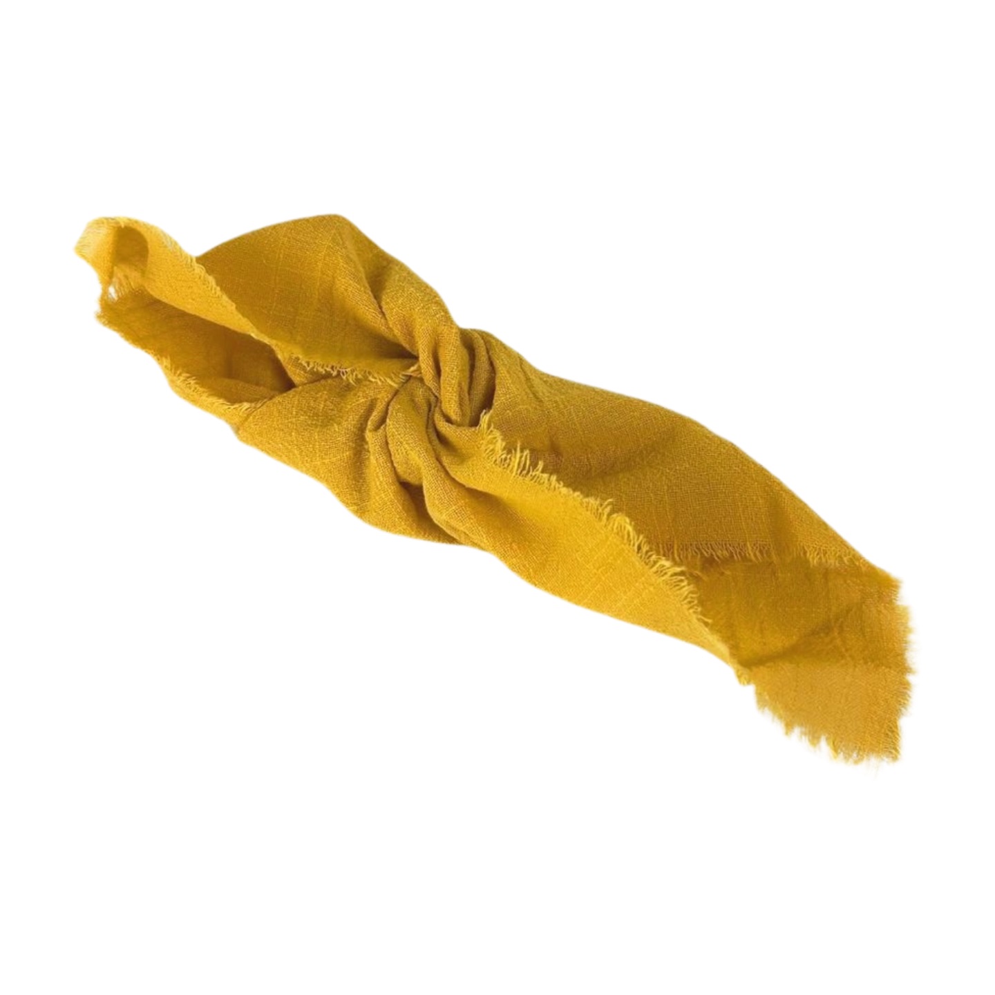 Stoffserviette Gelb