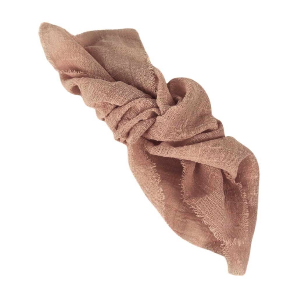 Stoffserviette Rosa