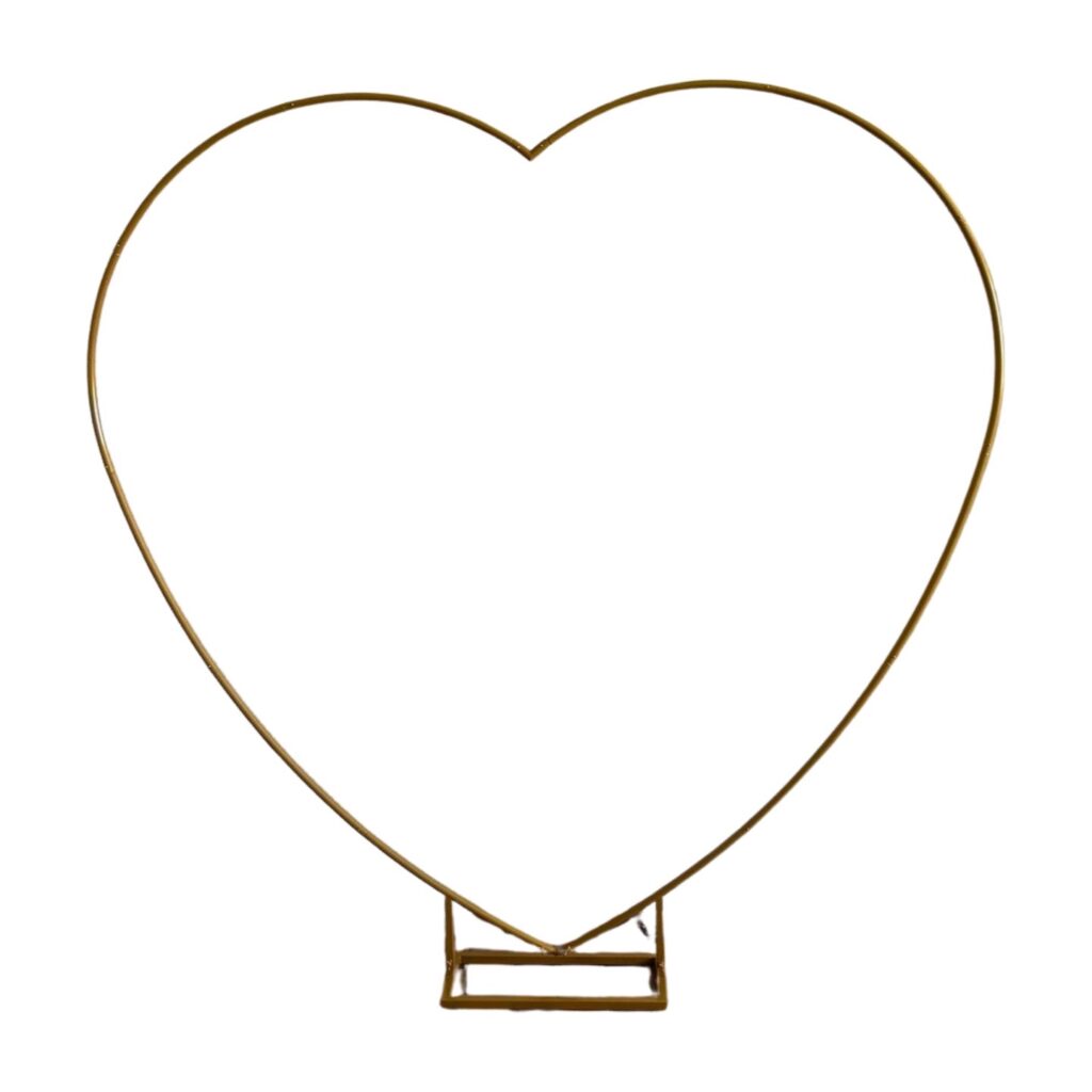 Traubogen Herzform Gold
