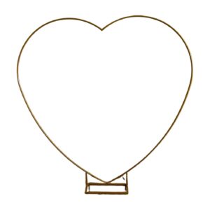 Traubogen Herzform Gold