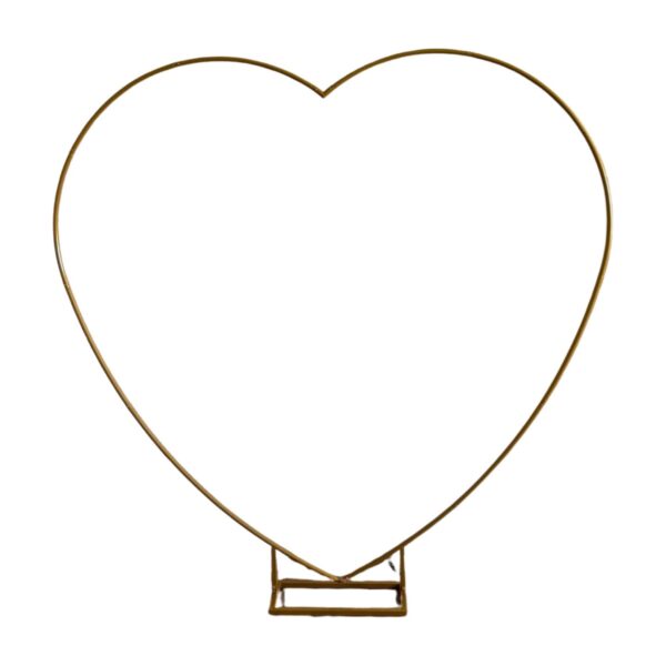 Traubogen Herzform Gold