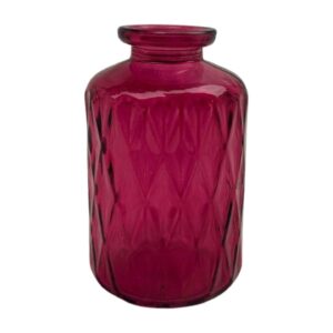 Vase Pink mit Muster klein