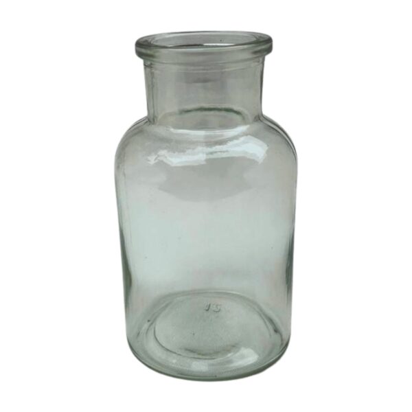 Vase klar Glatt klein