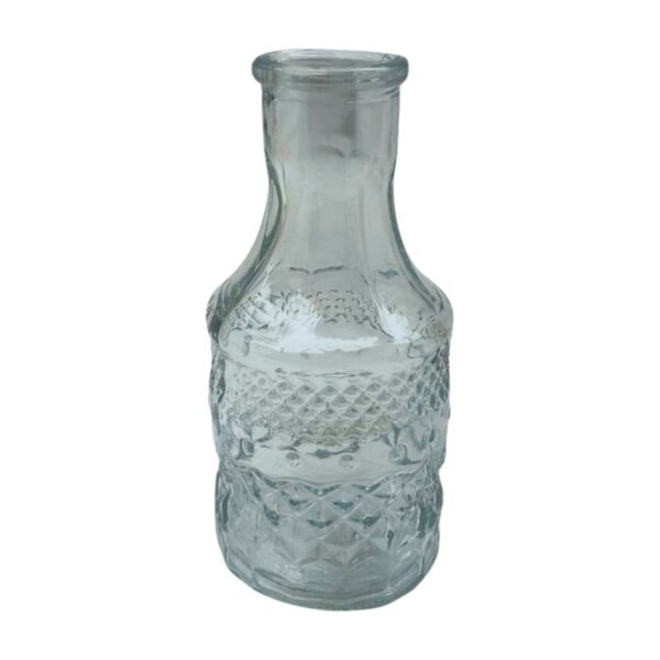 Vase klar mit Muster klein