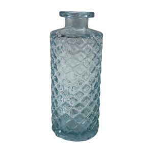 Vase klar mit Rautenmuster