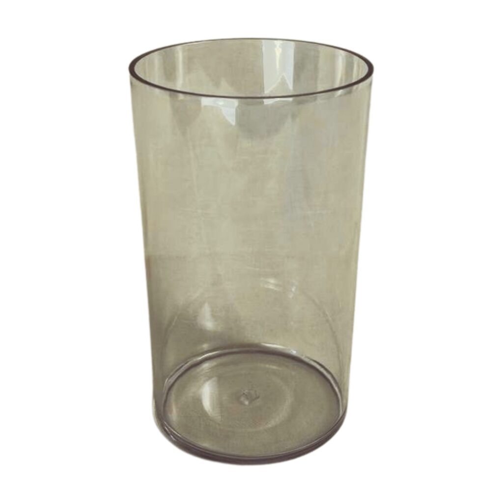 Zylindervase Acryl klar 15x9