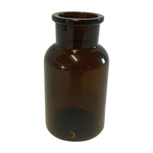 Vase braun glatt klein