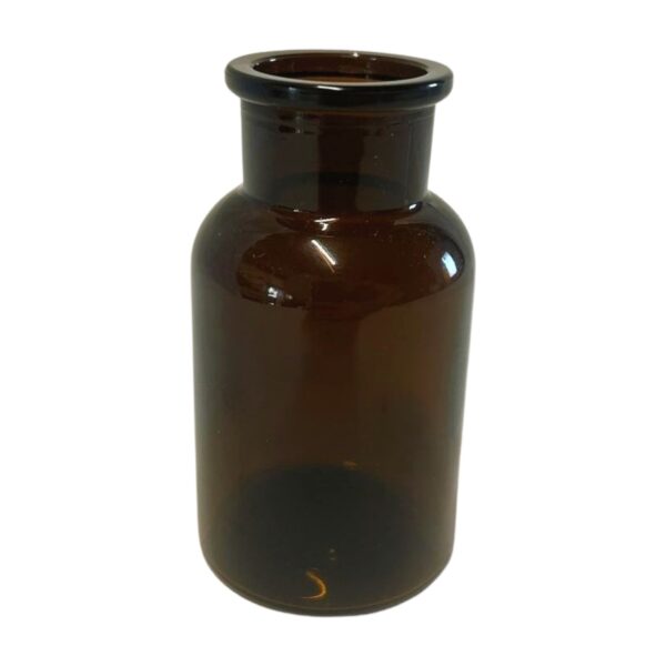 Vase braun glatt klein