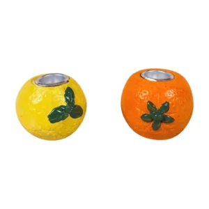 Stabkerzenhalter Orange