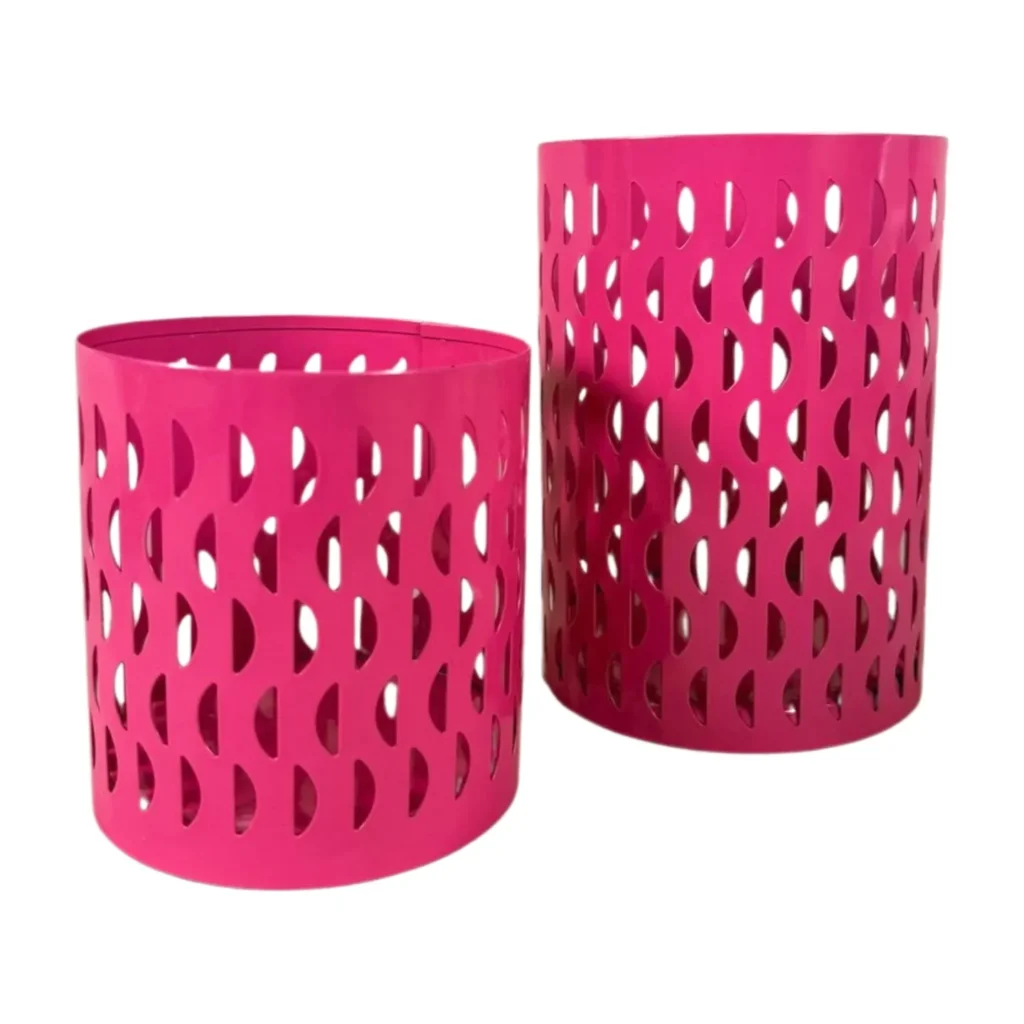 Windlichtset Pink