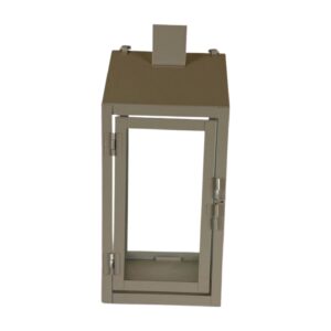 Laterne taupe klein