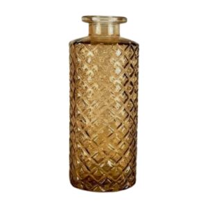 Vase Bernstein mit Muster