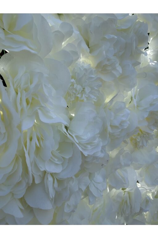 Flowerwall / Blumenwand weiß